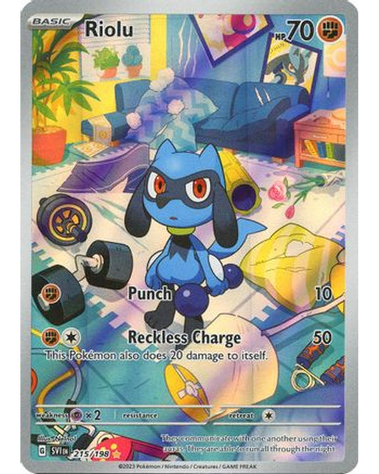 Riolu 215/198  - Holofoil SV01 Scarlet & Violet Base Set - Illustration Rare