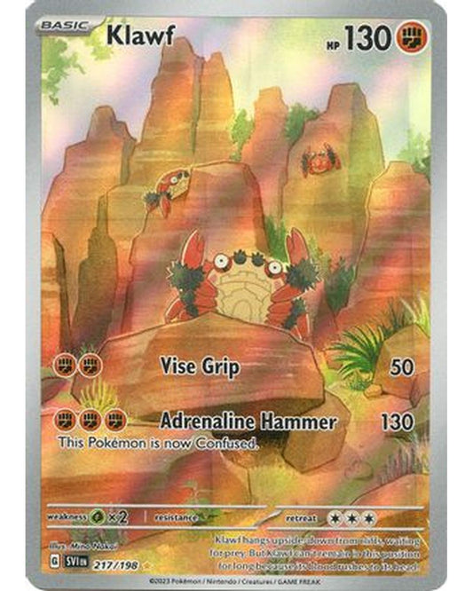 Klawf 217/198  - Holofoil SV01 Scarlet & Violet Base Set - Illustration Rare