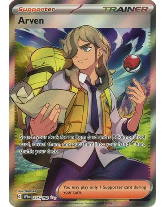 Arven 235/198  - Holofoil SV01 Scarlet & Violet Base Set - Ultra Rare