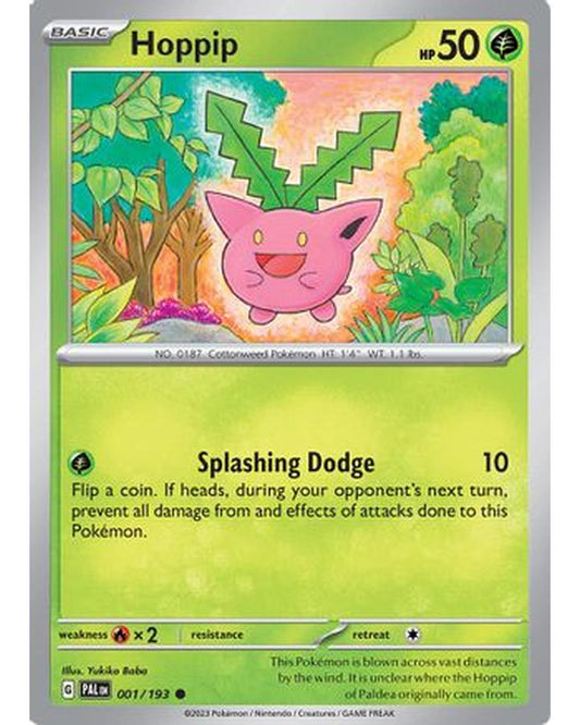 Hoppip 001/193  - Reverse Holofoil SV02 Paldea Evolved - Common