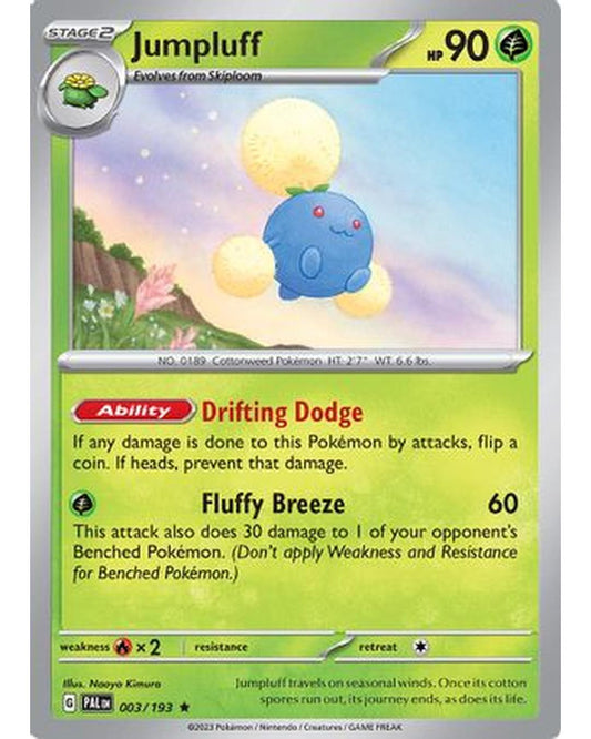 Jumpluff 003/193  - Holofoil SV02 Paldea Evolved - Rare