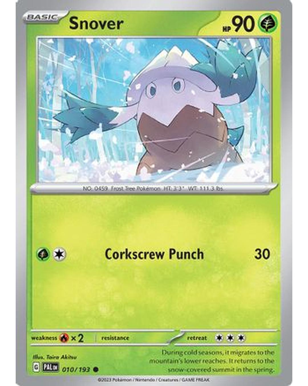 Snover 010/193  SV02 Paldea Evolved - Common