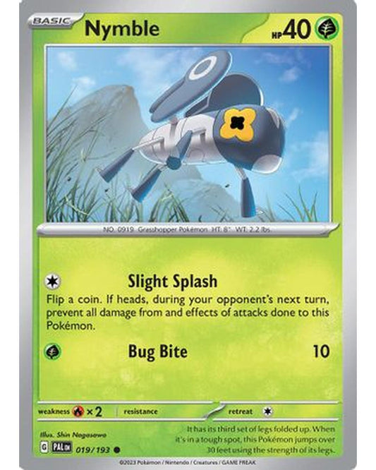 Nymble 019/193  SV02 Paldea Evolved - Common