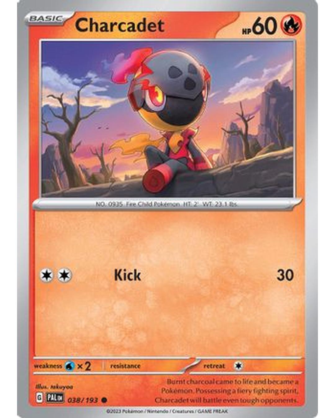 Charcadet 038/193  - Reverse Holofoil SV02 Paldea Evolved - Common