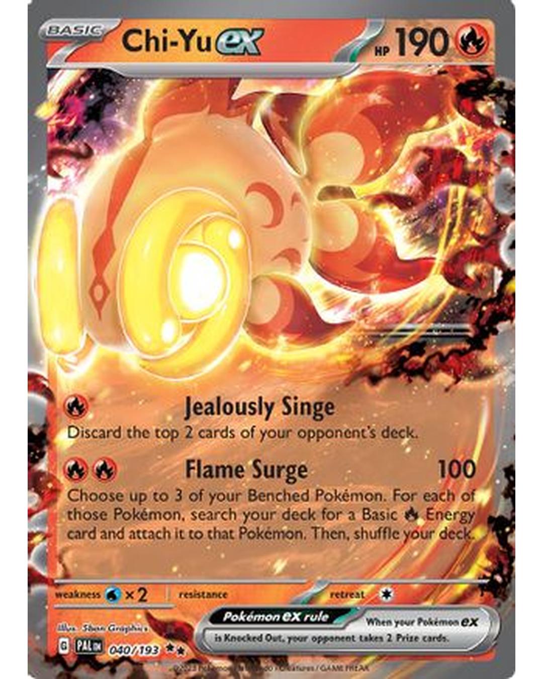 Chi 040/193  - Holofoil SV02 Paldea Evolved - Double Rare