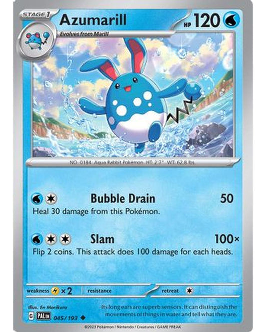 Azumarill 045/193  SV02 Paldea Evolved - Uncommon