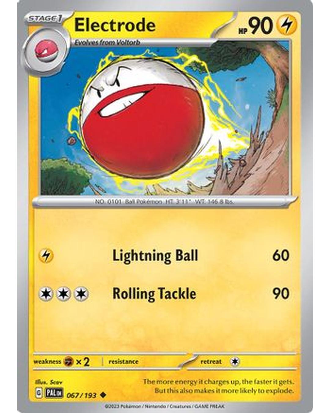 Electrode 067/193  - Reverse Holofoil SV02 Paldea Evolved - Uncommon