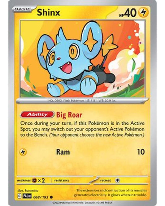 Shinx 068/193  - Reverse Holofoil SV02 Paldea Evolved - Common