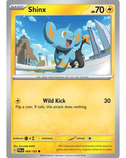 Shinx 069/193  - Reverse Holofoil SV02 Paldea Evolved - Common