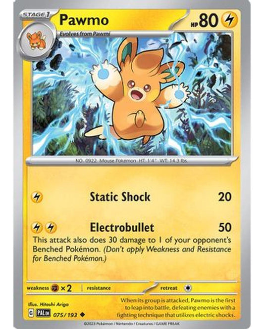 Pawmo 075/193  SV02 Paldea Evolved - Uncommon