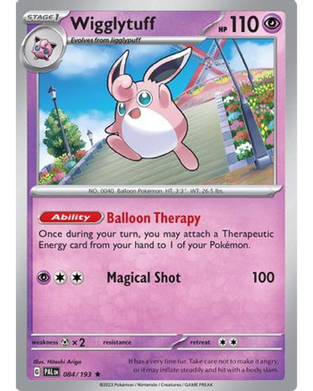 Wigglytuff 084/193  - Holofoil SV02 Paldea Evolved - Rare