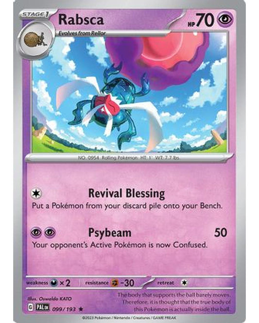 Rabsca 099/193  - Holofoil SV02 Paldea Evolved - Rare