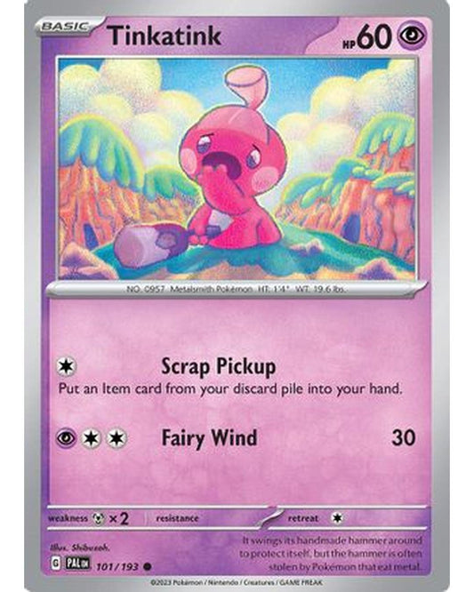 Tinkatink 101/193  - Reverse Holofoil SV02 Paldea Evolved - Common