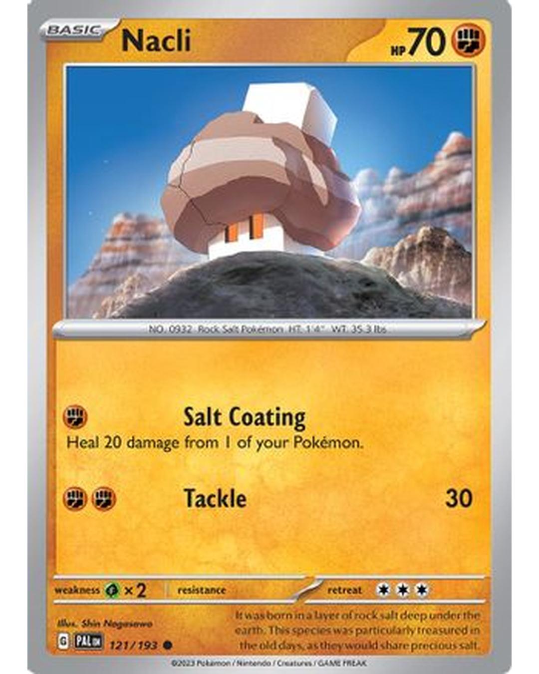 Nacli 121/193  SV02 Paldea Evolved - Common