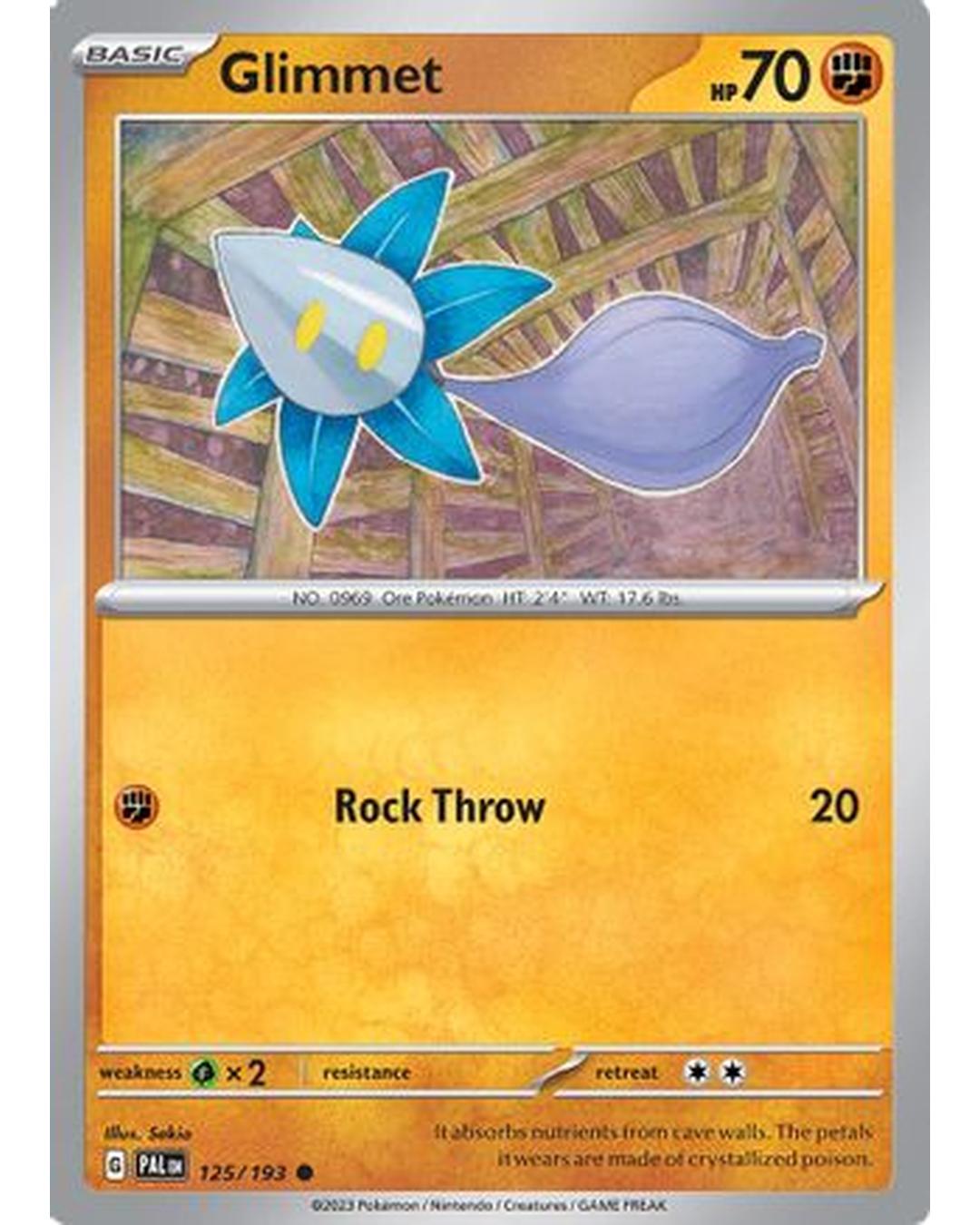 Glimmet 125/193  - Reverse Holofoil SV02 Paldea Evolved - Common