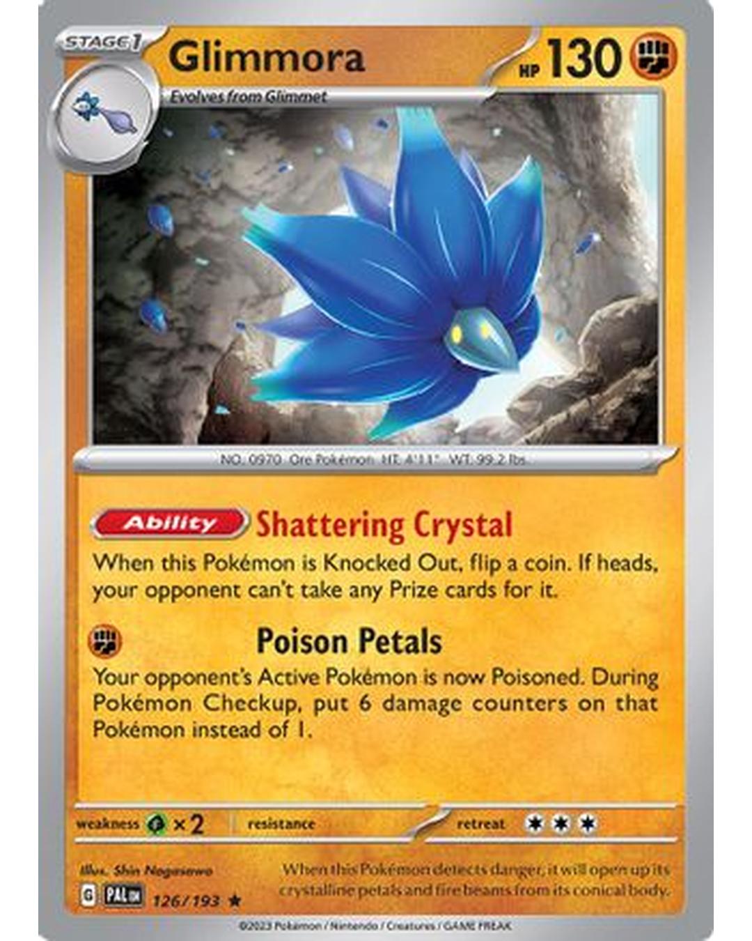Glimmora 126/193  - Holofoil SV02 Paldea Evolved - Rare