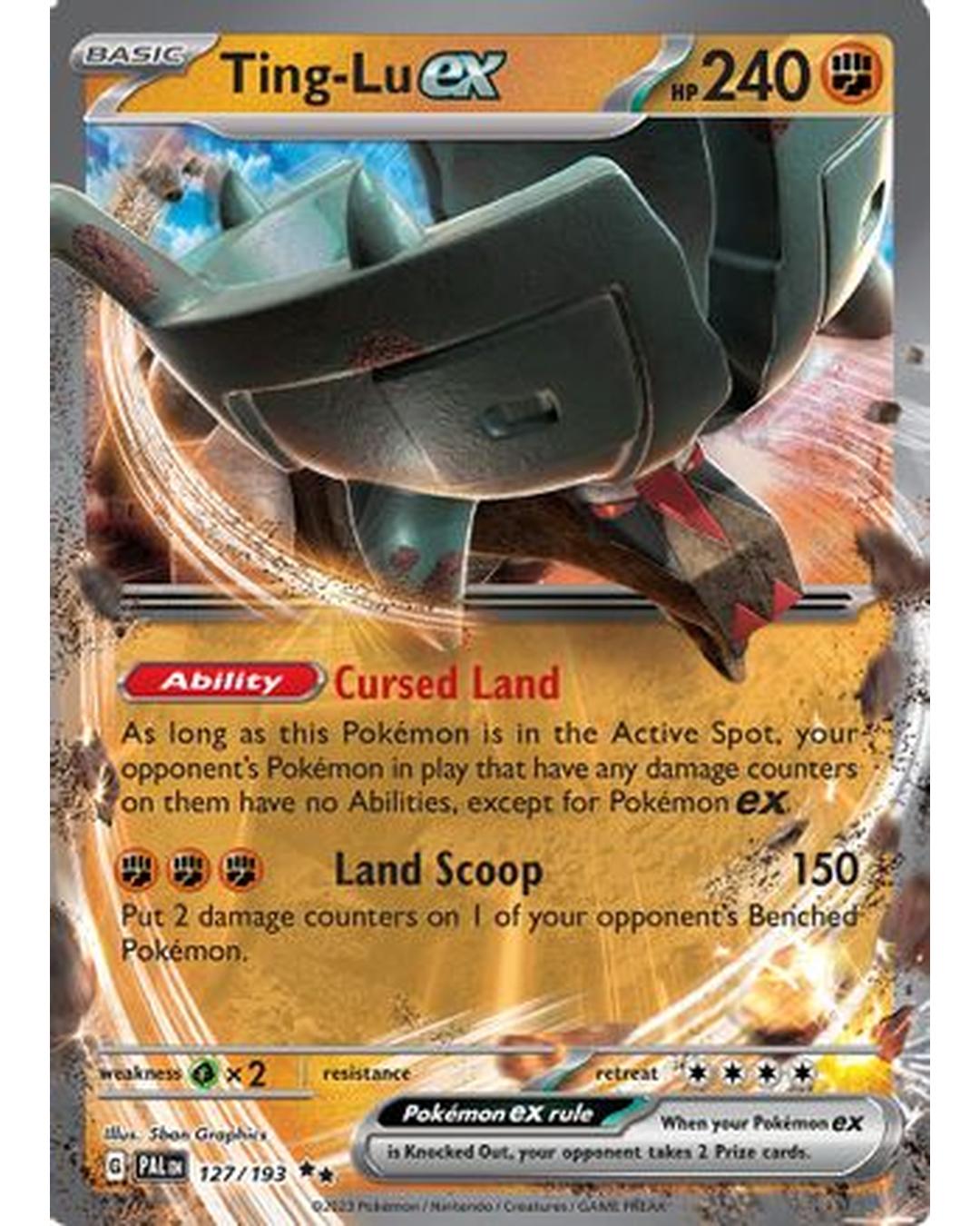 Ting-Lu ex 127/193  - Holofoil SV02 Paldea Evolved - Double Rare