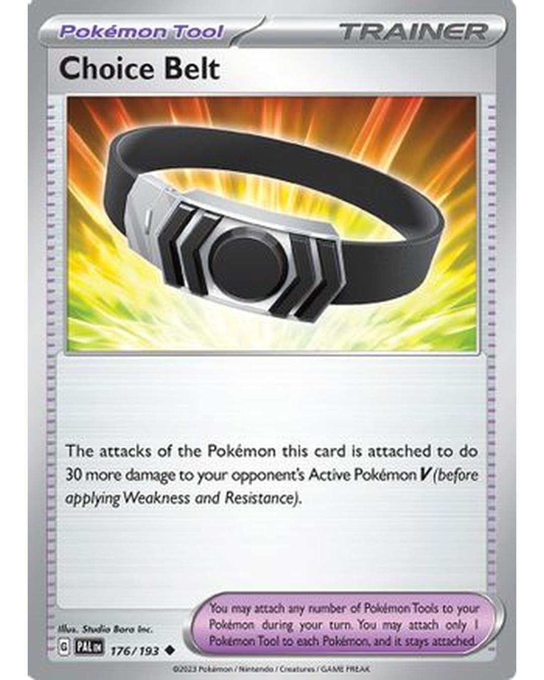 Choice Belt 176/193  - Reverse Holofoil SV02 Paldea Evolved - Uncommon
