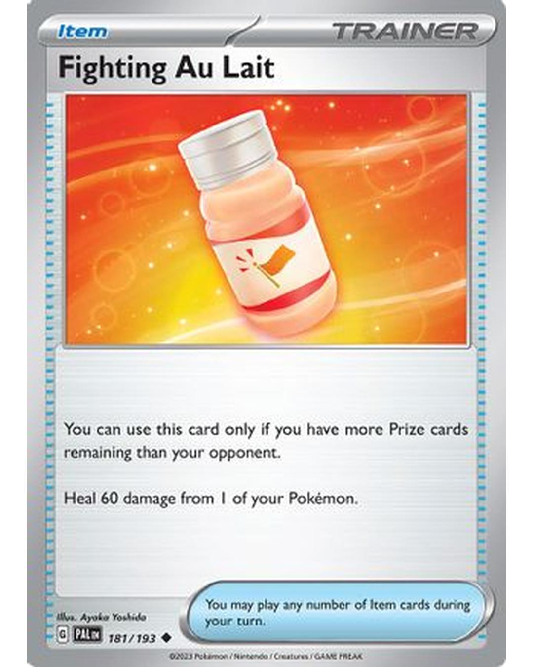 Fighting Au Lait 181/193  SV02 Paldea Evolved - Uncommon