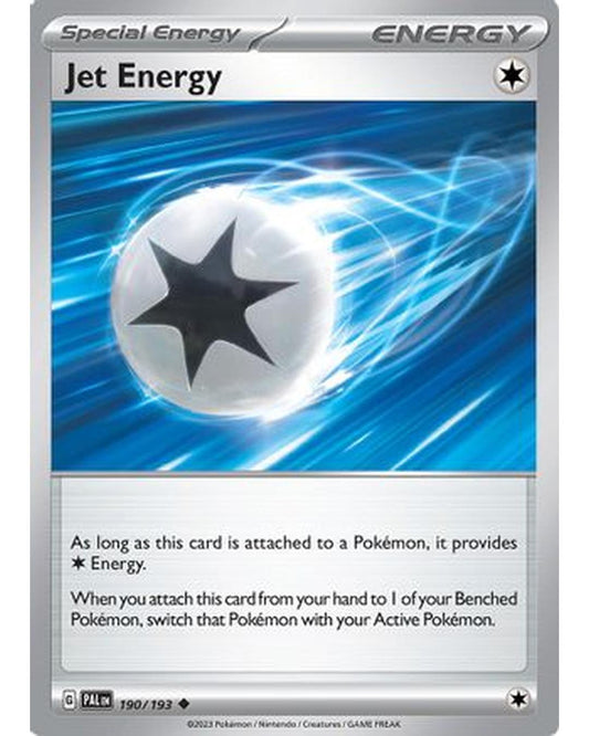 Jet Energy 190/193  - Reverse Holofoil SV02 Paldea Evolved - Uncommon