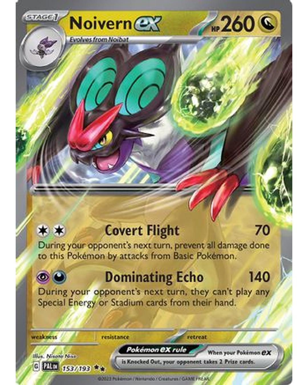 Noivern ex 153/193  - Holofoil SV02 Paldea Evolved - Double Rare