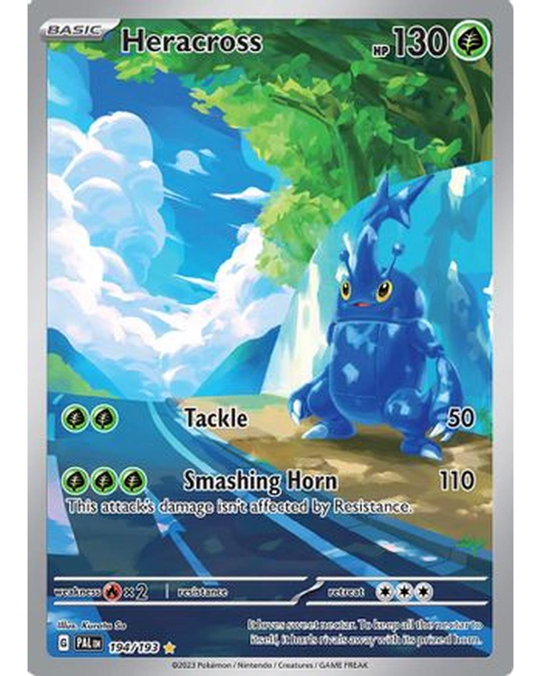 Heracross 194/193  - Holofoil SV02 Paldea Evolved - Illustration Rare