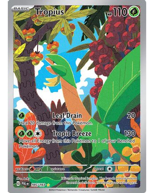 Tropius 195/193  - Holofoil SV02 Paldea Evolved - Illustration Rare
