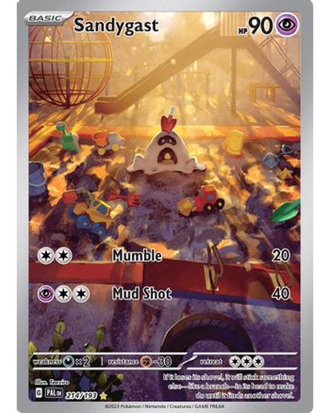 Sandygast 214/193  - Holofoil SV02 Paldea Evolved - Illustration Rare