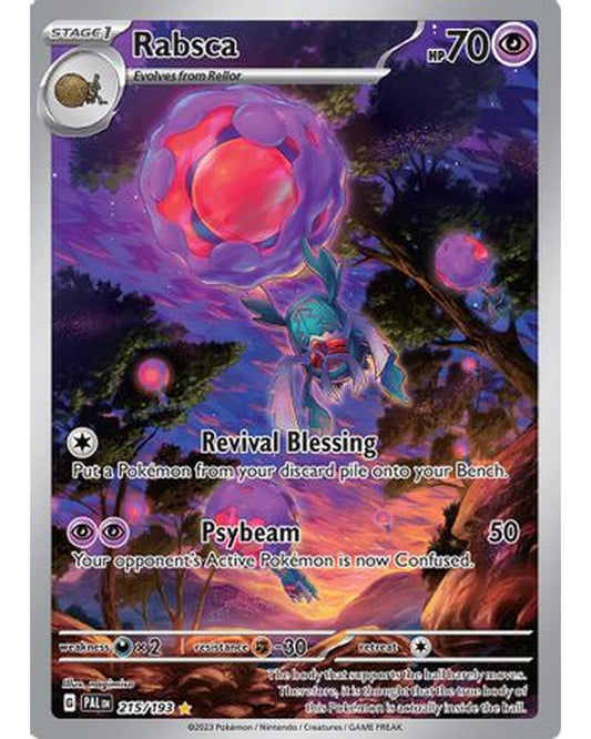 Rabsca 215/193  - Holofoil SV02 Paldea Evolved - Illustration Rare