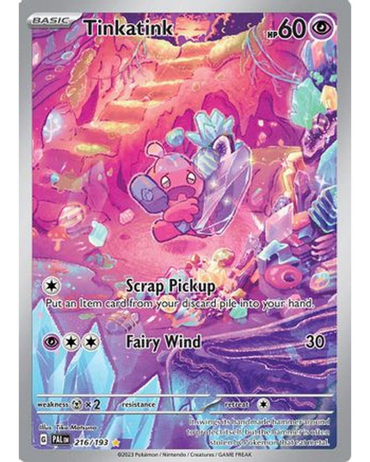 Tinkatink 216/193  - Holofoil SV02 Paldea Evolved - Illustration Rare