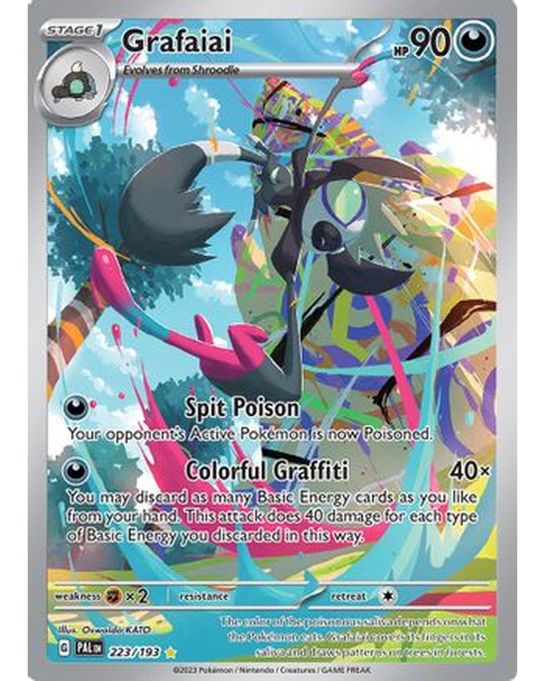 Grafaiai 223/193  - Holofoil SV02 Paldea Evolved - Illustration Rare