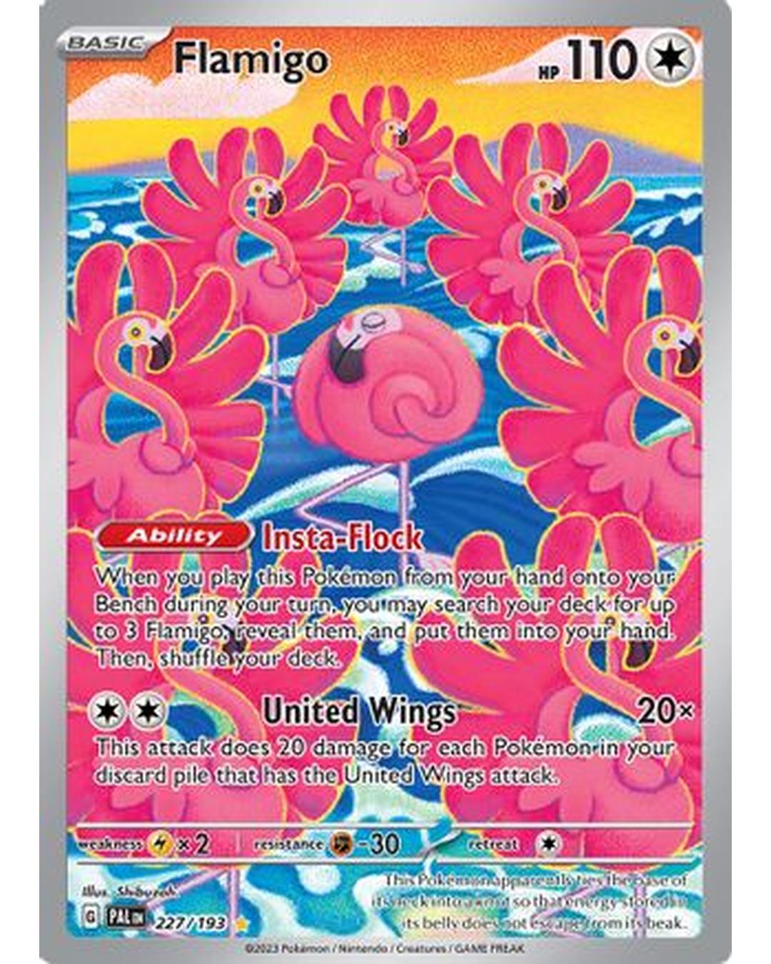 Flamigo 227/193  - Holofoil SV02 Paldea Evolved - Illustration Rare
