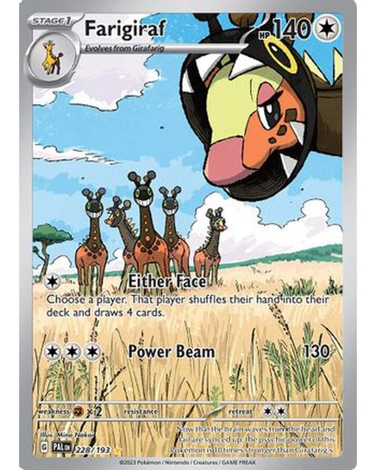 Farigiraf 228/193  - Holofoil SV02 Paldea Evolved - Illustration Rare