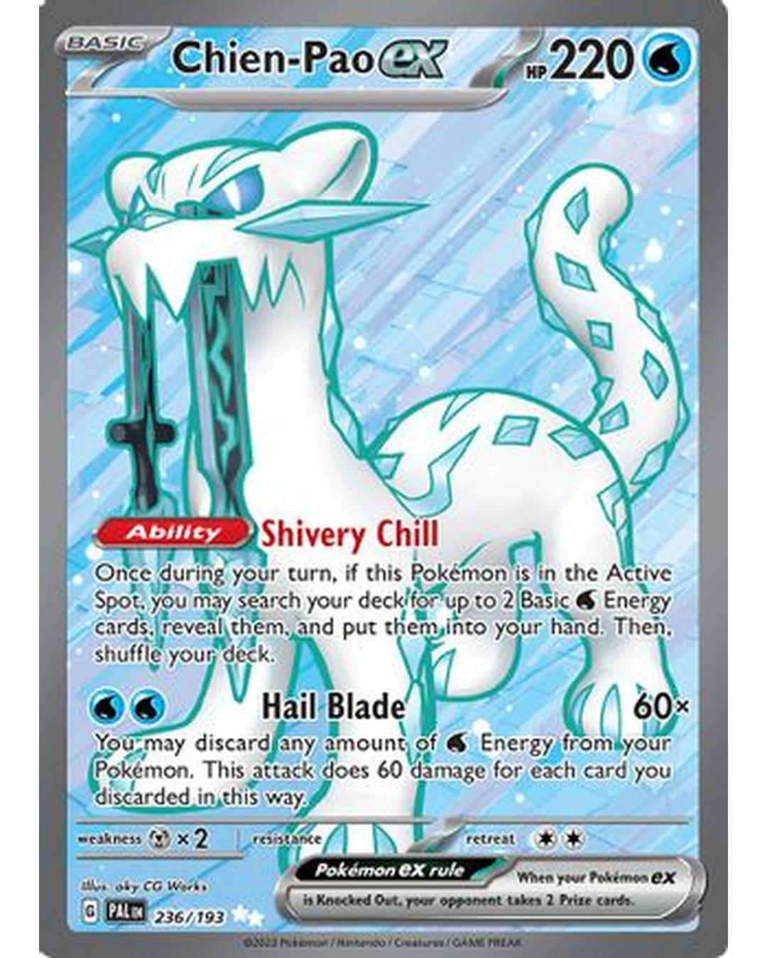 Chien 236/193  - Holofoil SV02 Paldea Evolved - Ultra Rare