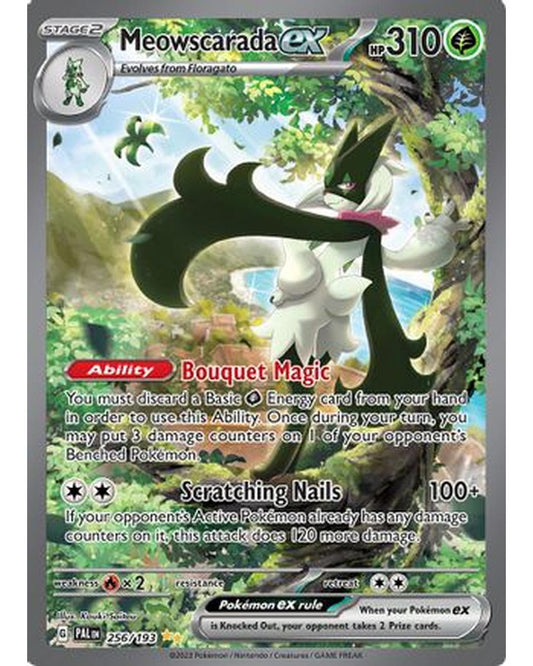 Meowscarada ex 256/193  - Holofoil SV02 Paldea Evolved - Special Illustration Rare