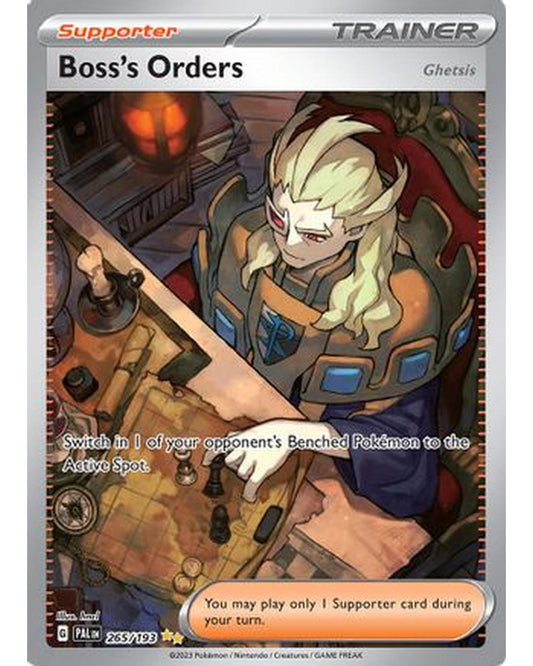 Boss's Orders 265/193  - Holofoil SV02 Paldea Evolved - Special Illustration Rare