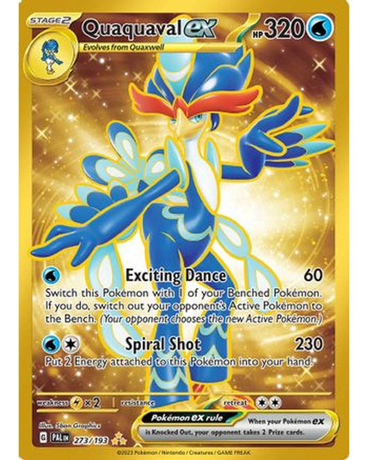 Quaquaval ex 273/193  - Holofoil SV02 Paldea Evolved - Hyper Rare