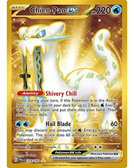 Chien 274/193  - Holofoil SV02 Paldea Evolved - Hyper Rare