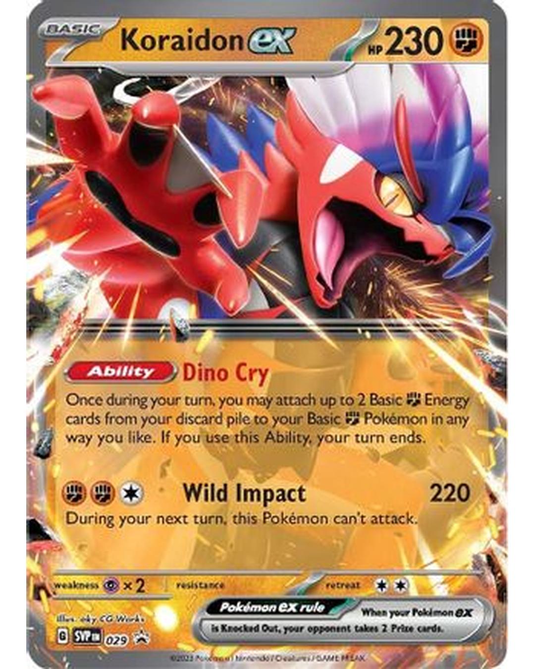 Koraidon ex 029  - Holofoil SV Scarlet & Violet Promo Cards - Promo