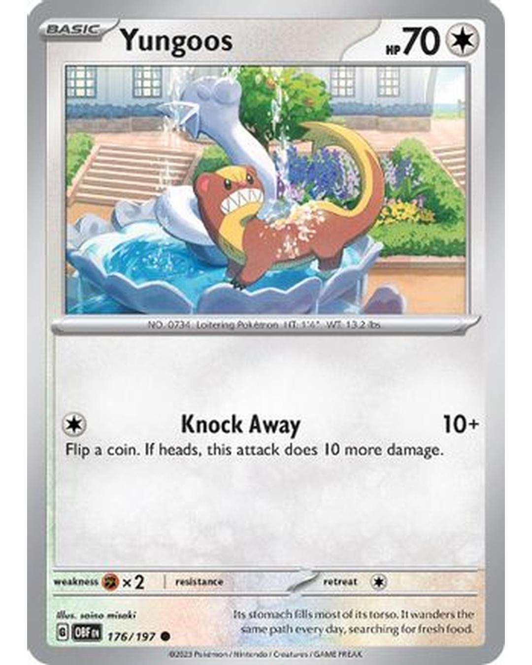 Yungoos 176/197  SV03 Obsidian Flames - Common