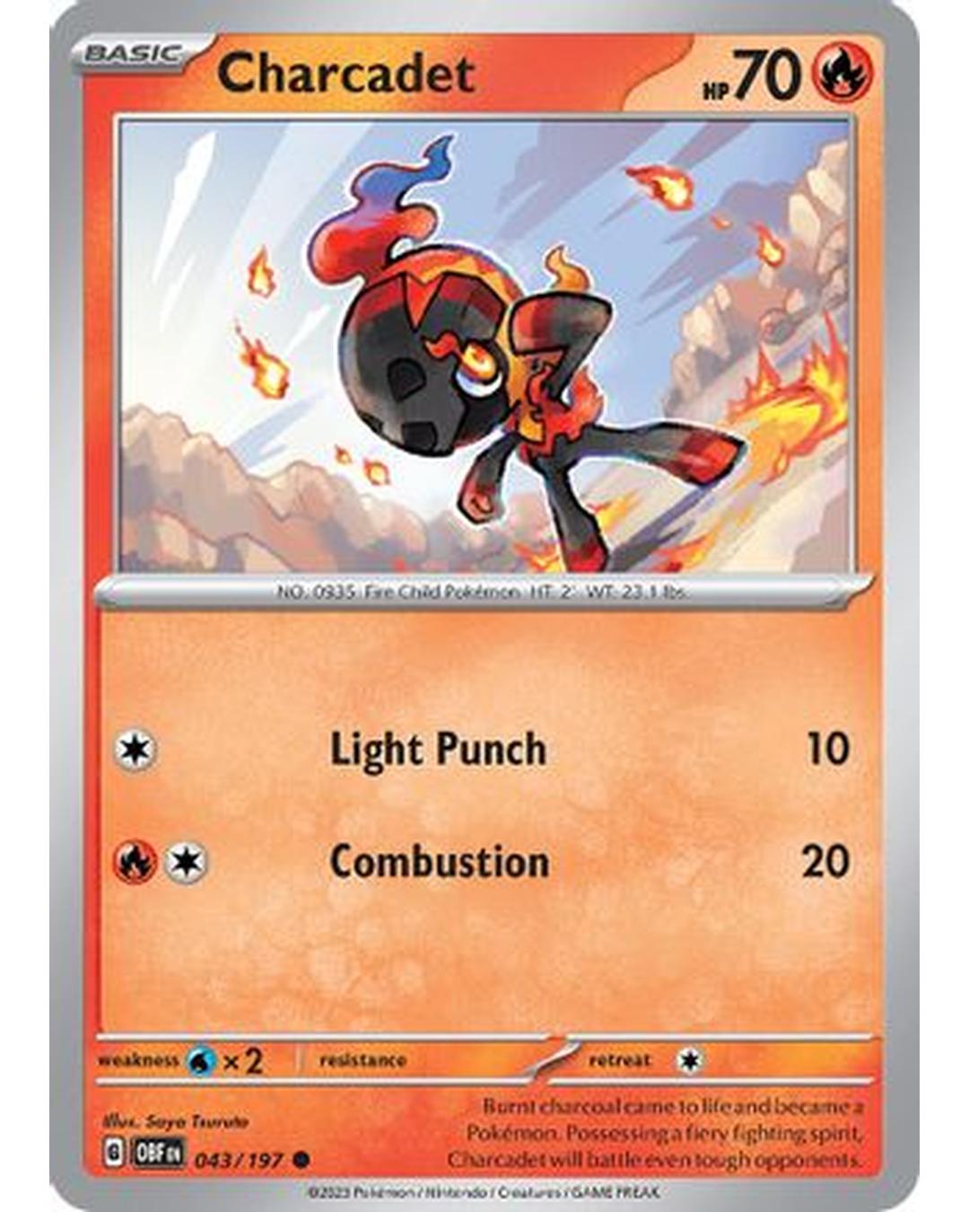 Charcadet 043/197  SV03 Obsidian Flames - Common