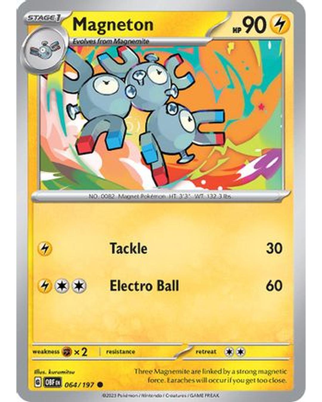 Magneton 064/197  SV03 Obsidian Flames - Common