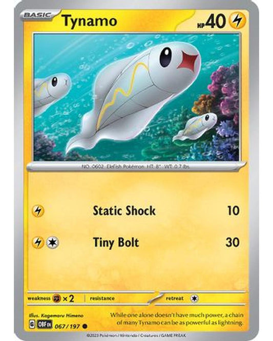 Tynamo 067/197  SV03 Obsidian Flames - Common