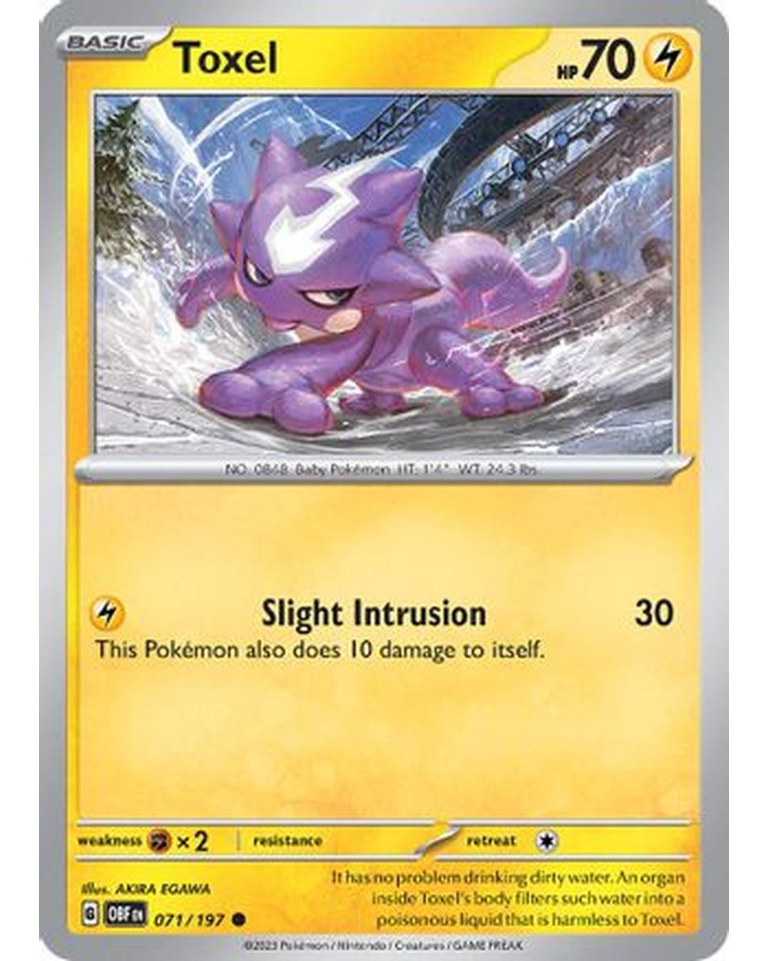 Toxel 071/197  SV03 Obsidian Flames - Common