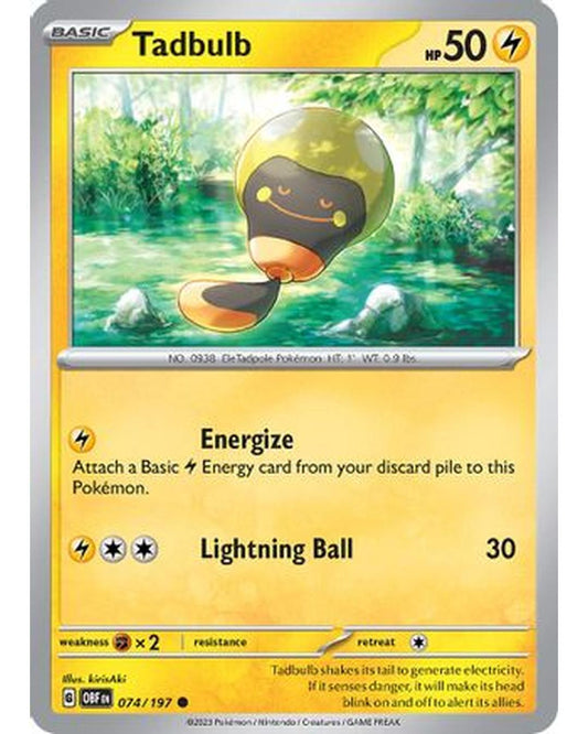 Tadbulb 074/197 074/197  SV03 Obsidian Flames - Common