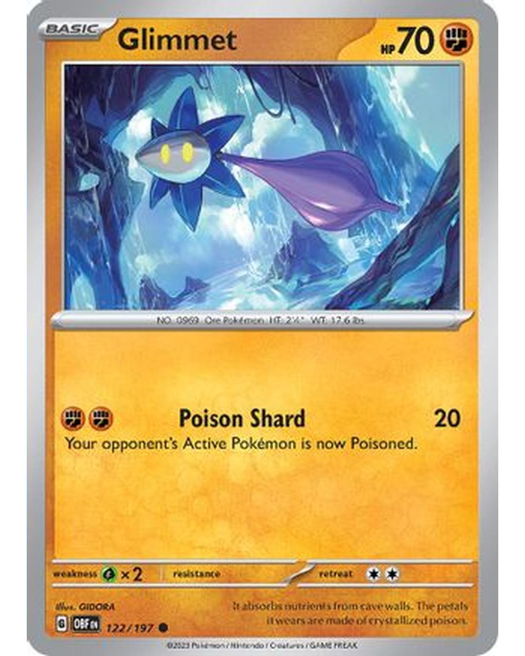 Glimmet 122/197  SV03 Obsidian Flames - Common