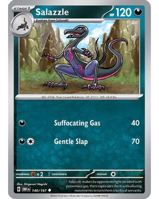 Salazzle 140/197  SV03 Obsidian Flames - Uncommon