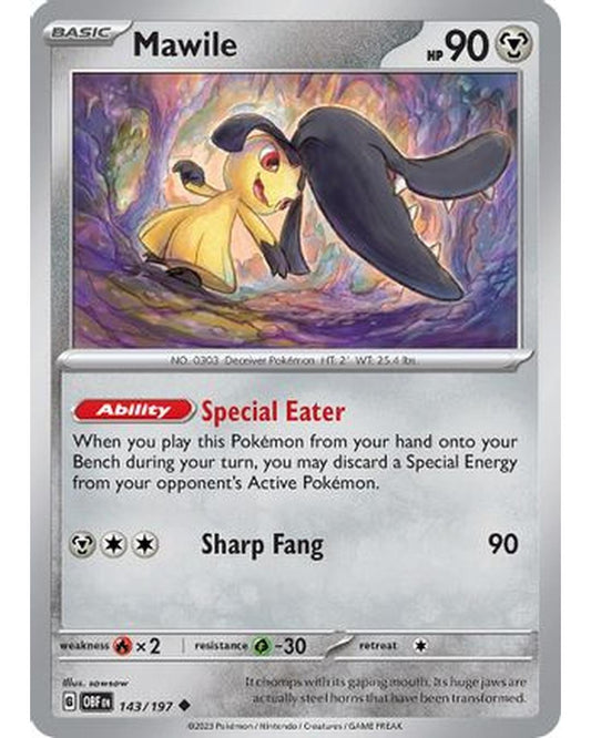 Mawile 143/197  SV03 Obsidian Flames - Uncommon