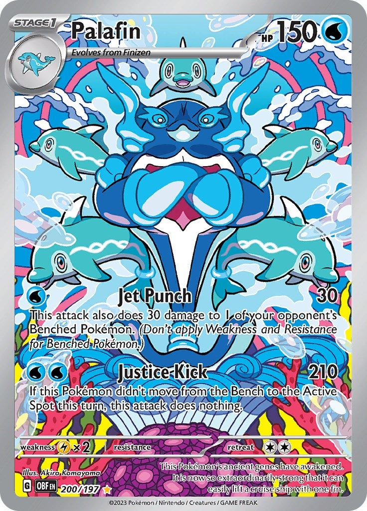 Image for Palafin (200/197) (SV03: Obsidian Flames) (Holofoil) - Pokemon