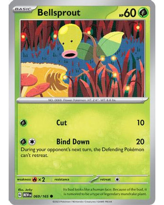 Bellsprout 069/165  SV Scarlet & Violet 151 - Common
